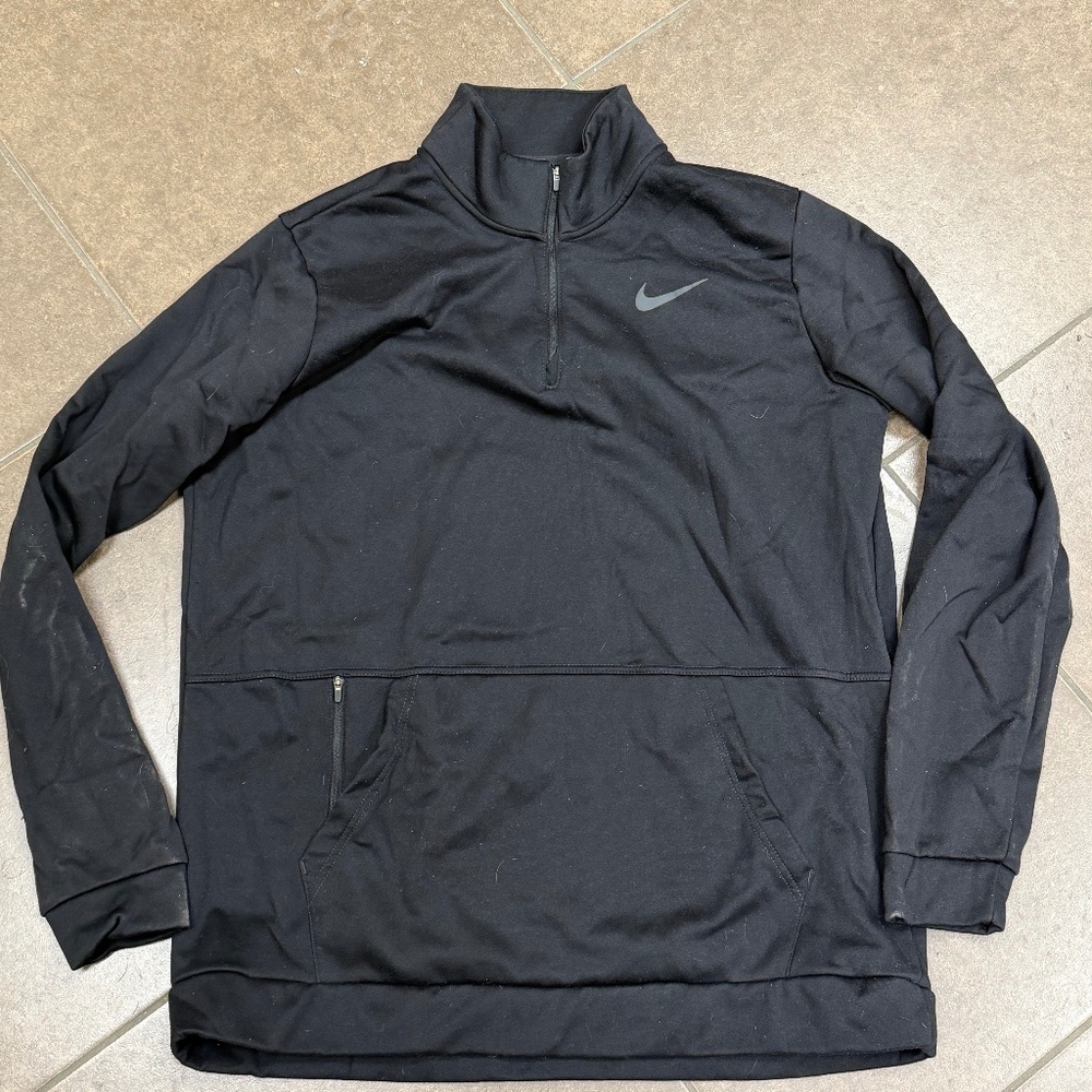 Nike Quarter Zip with front pocket - Mens XXL